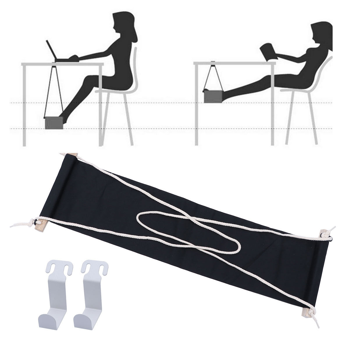 Footrest Under Desk - مسند قدم قابل للطي يوضع تحت