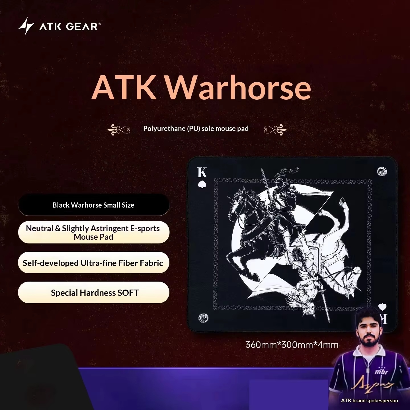 لوحة ماوس أصلية من Atk Kong Xs - مراجعة Esports Gaming Gear وسعره