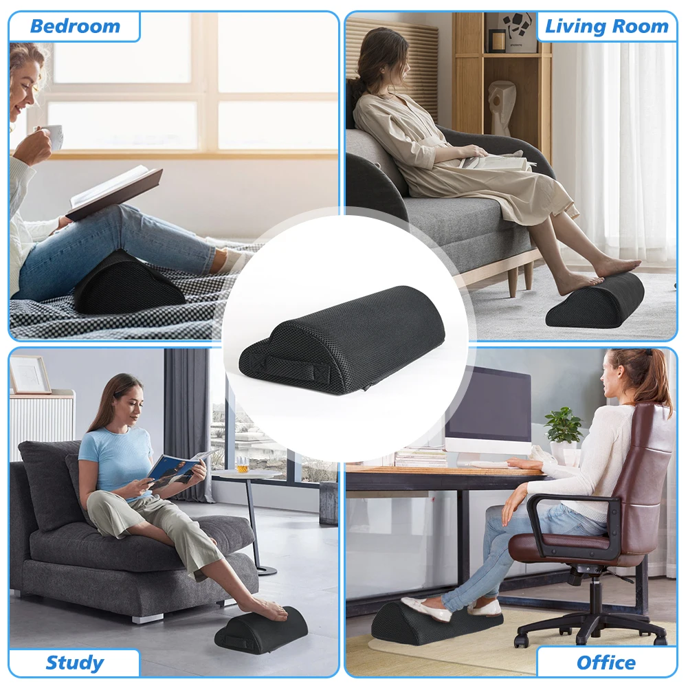 مسند قدم مكتبي من الميموري فوم - مراجعة Footrest Under Desk وسعره